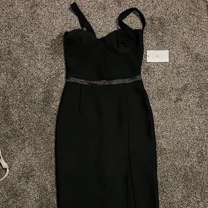Bella Barnett bandage dress, size small. High slit.